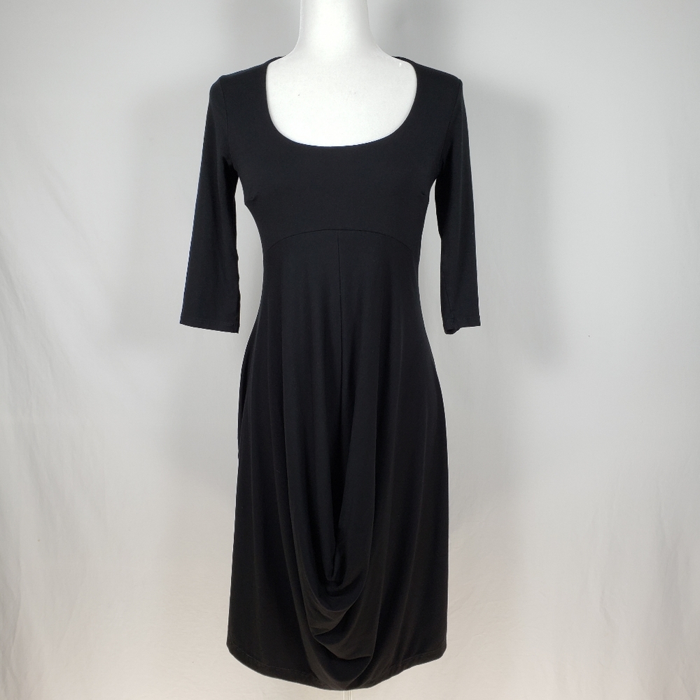 Ronen Chen Draped Midi Dress